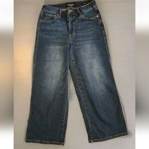 Judy Blue Wide Crop Denim Jeans Sz 7/28